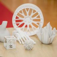 Utskrifter från en av Xenters 3D-skrivare