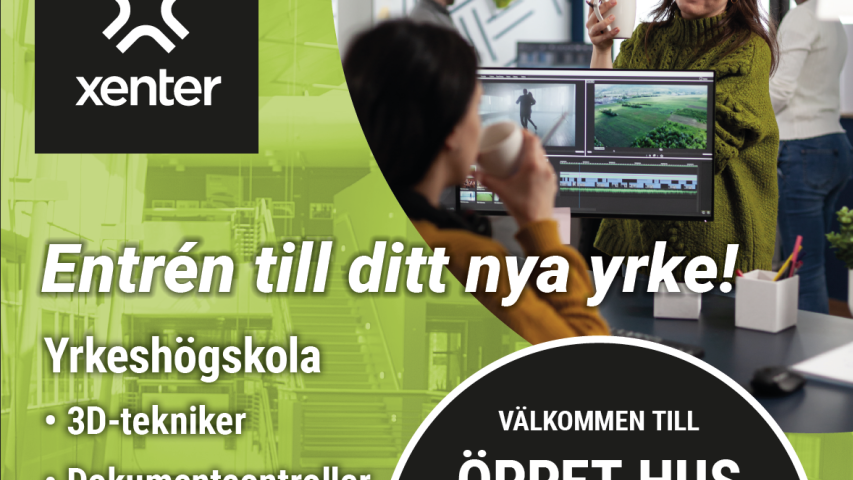 Xenter Yrkeshögskola – entrén till ditt nya yrke!